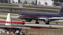 American airlines 757  767 landing and taxi ORD R27L