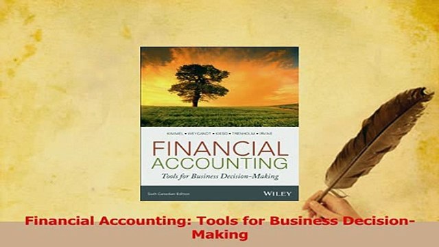 Read Financial Accounting Tools for Business DecisionMaking Ebook Free