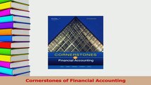 Read  Cornerstones of Financial Accounting Ebook Free
