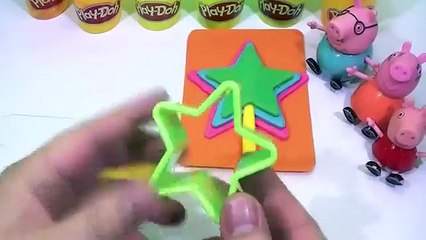 PLAY DOH CREAM   PEPPA PIG Español Make Rainbow Ice Cream Star 4