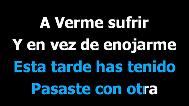 Celosa - Alicia Villareal - Karaoke - Letra