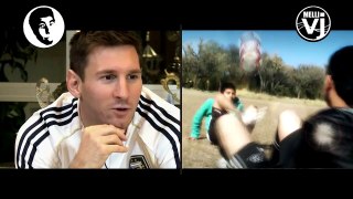 Messi y el freestyle de los muchachos EXCLUSIVO