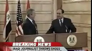 Iraqi Journalist Throws His Shoes At G.W.Bush