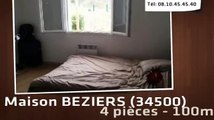A vendre - maison - BEZIERS (34500) - 4 pièces - 100m²