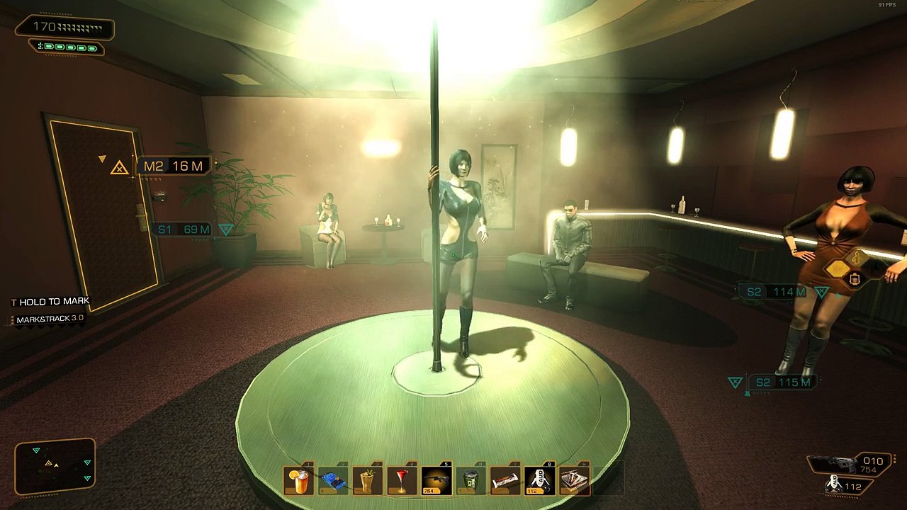 Deus Ex  Human Revolution Adam Jensen DANCE in a brothel (2016)