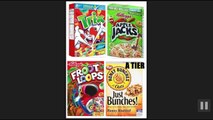 MY CEREAL TIER LIST! Raisins with corn flakes????