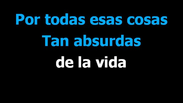 Que Seas Feliz Alicia Villareal - Karaoke - Letra