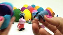 Play Doh Eggs Peppa Pig Toys Peppa Pig Surprise Eggs Peppa Pig and Friends Surprise Eggs Part 4
