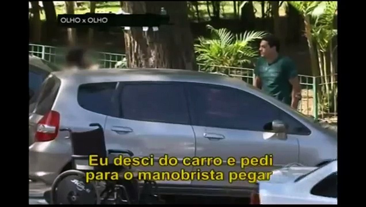 CQC 09/09/2013 Olho por Olho CQC 09/09/2013 CQC vagas estacionamento para deficientes 09/0