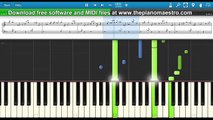 Ludovico Einaudi - Primavera The Intouchables - Piano Lesson with Synthesia