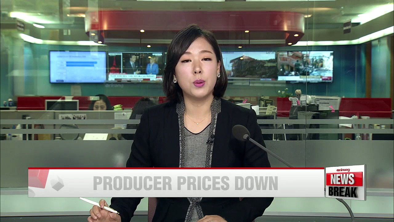 Korea's producer prices in March dip to lowest level in 6 years