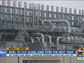 Intel to cut 12,000 jobs over the next year