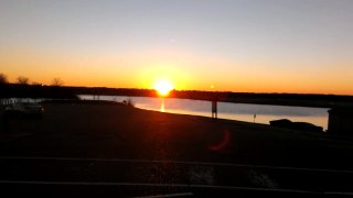 Sunset Shelby Farms Memphis Tennessee Christmas Eve 2013