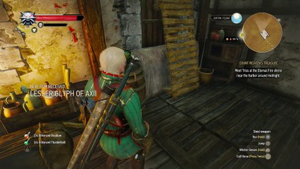 WITCHER 3 DEATH MARCH! WALKTHROUGH 126 - COUNT REUVEN'S TREASURE