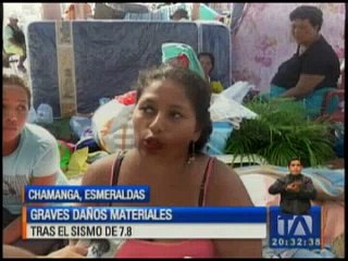 Chamanga, localidad de Esmeraldas, recibe ayuda