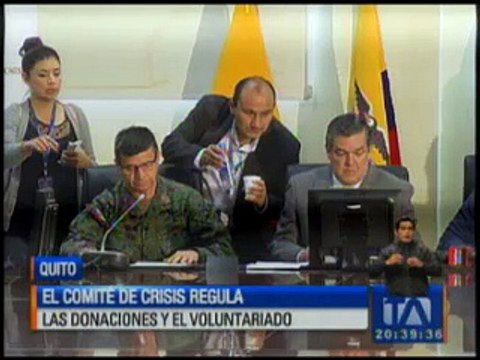 Comité de Crisis regula donaciones y voluntariado