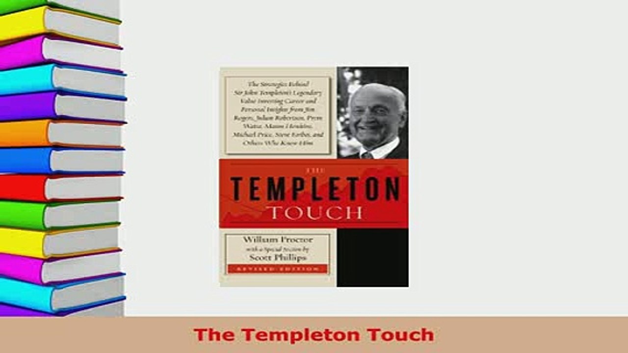 PDF  The Templeton Touch Read Full Ebook