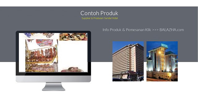 Jual Sandal Hotel Grosir Batik Bandung