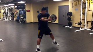 Lateral lunges; travel