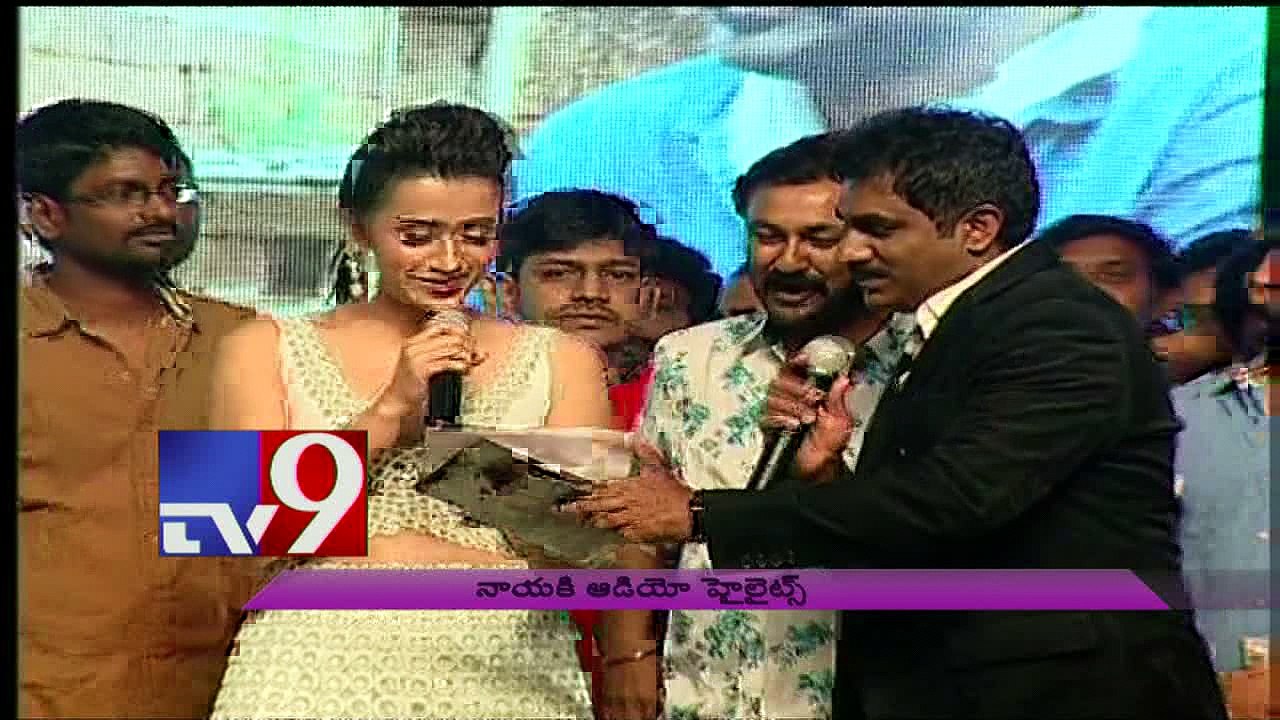 Trisha sings @ Nayaki audio launch