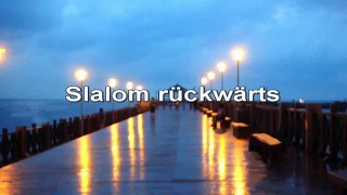 Slalom rückwärts