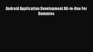 [Read PDF] Android Application Development All-in-One For Dummies Ebook Free