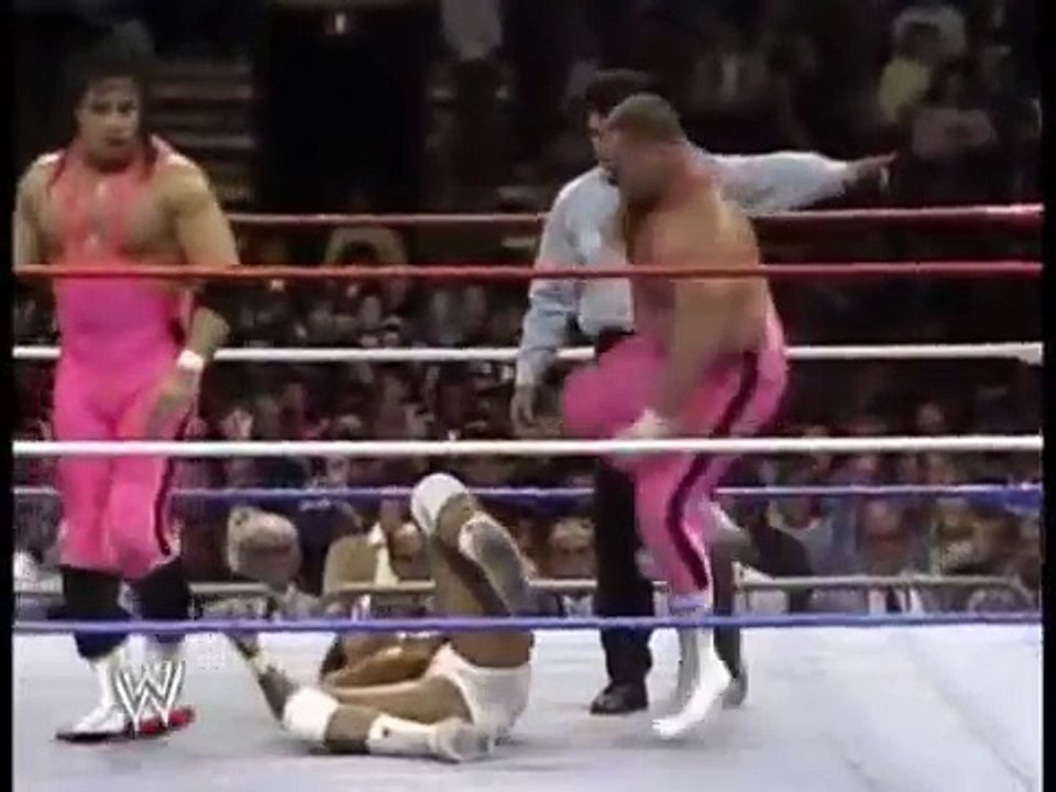 Tag Titles   Hart Foundation vs Strike Force   SuperStars Nov 7th, 1987