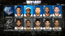 Memphis Grizzlies vs San Antonio Spurs - Game 2 -1st  Half Highlights | April 19, 2016 | NBA 2015-16 Season