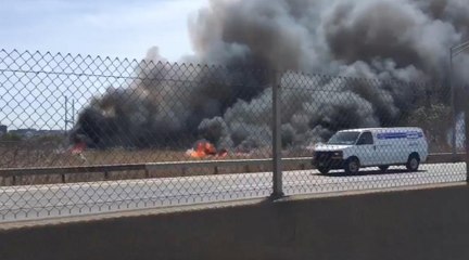 Smoke from N.J. brush fire seen from Manhattan