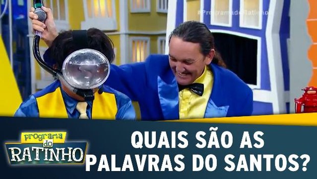 Você consegue adivinhar as palavras do Santos?