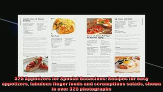 EBOOK ONLINE  325 Appetizers for Special Occasions Recipes for easy appetizers fabulous finger foods  DOWNLOAD ONLINE