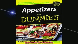 READ book  Appetizers For Dummies  DOWNLOAD ONLINE