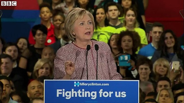 US election 2016_ Trump and Clinton win New York primaries -Hillary Clinton triumphed in the Democratic primary contest