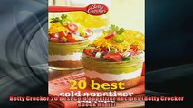 READ book  Betty Crocker 20 Best Cold Appetizer Recipes Betty Crocker eBook Minis  BOOK ONLINE