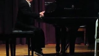 Ian in piano recital - Winter 2008