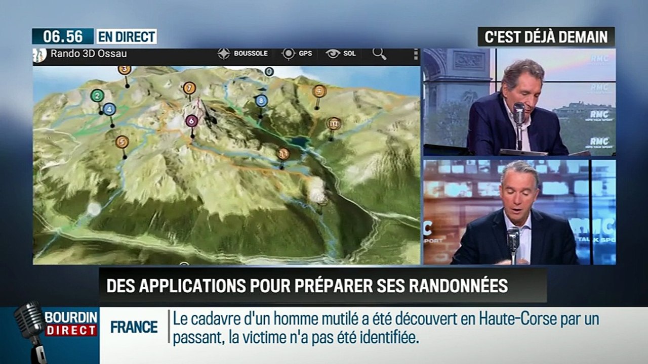 La chronique de Frédéric Simottel: Quand les applications s'invitent dans nos randonnées - 20/04