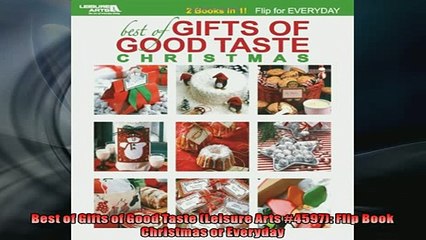 FREE PDF  Best of Gifts of Good Taste Leisure Arts 4597 Flip Book Christmas or Everyday  DOWNLOAD ONLINE