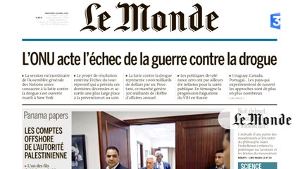 Revue de presse - Mercredi 20 avril