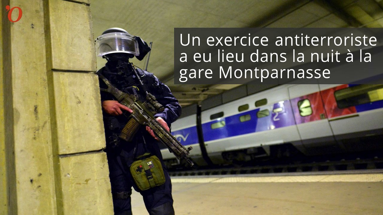 Paris : les images impressionnantes de l’exercice antiterroriste
