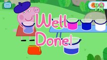 Mini juegos Peppa Pig | Mezcla de colores | De dibujos animados para niños | Vídeos para niños