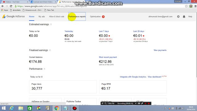 How to Check performance by Countries on your Adsense Account