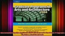 READ book  DecisionGdGradPg ArtArch 2004 Petersons Graduate Programs in Arts  Architecture Full EBook