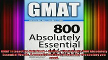 READ Ebooks FREE  GMAT Interactive Quiz Book  Online  Flash Cards800 Absolutely Essential Words A Fu