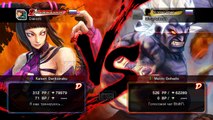 Бой Ultra Street Fighter IV: Juri против Oni