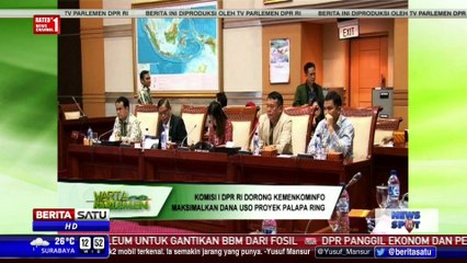 DPR Dorong Kemenkominfo Tingkatkan Proyek Serat Optik Palapa Ring