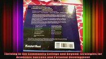 READ book  Thriving in the Community College and Beyond Strategies for Academic Success and Personal Full Free