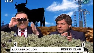 Zapatero clon y Pepiño clon en un control de radar