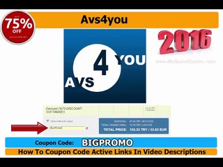 AVS4YOU Unlimited Subscription  %75 Discount Coupon Code