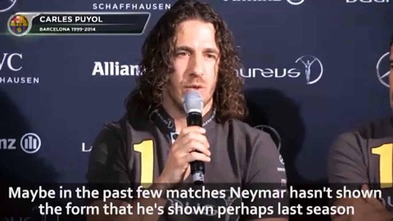 Puyol: Neymar kötü olduğunda bile..