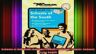 READ book  Schools of the South College Prowler College Prowler Schools of the South Full EBook